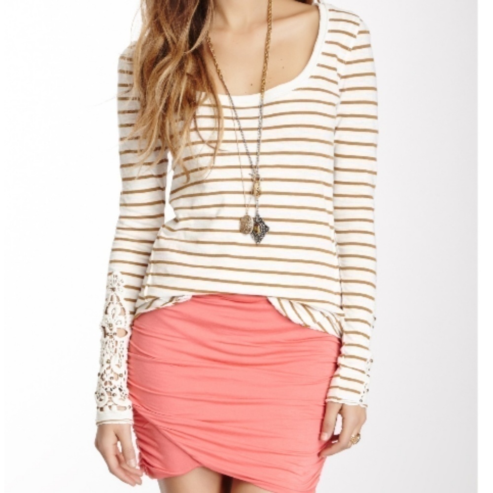 Free People Tuscaloosa Candy Cuff Tee